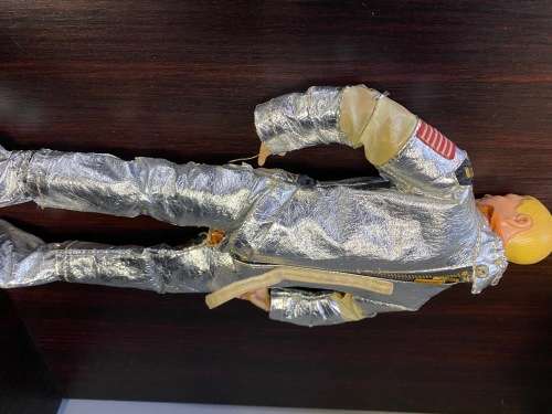 VINTAGE GI JOE ACTION PILOT SPACE CAPSULE WITH A 1964 Original GI Joe Figure AND BOX 1966